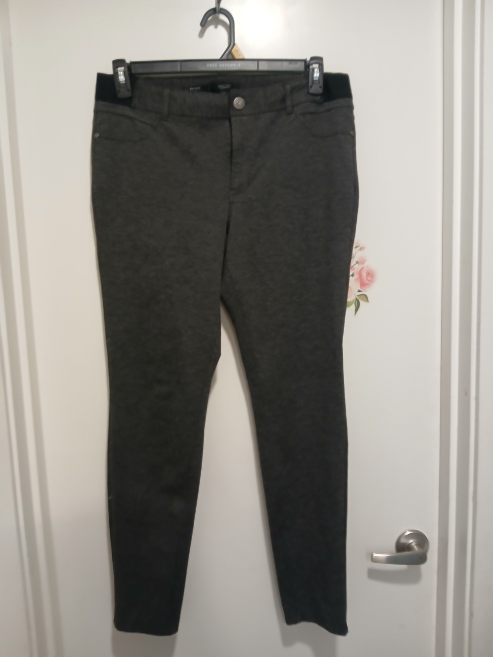 Simply Vera Vera Wang Charcoal Skinny Pants